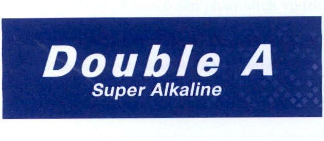 Nhãn hiệu Double A Super Alkaline  của Double A (1991) Public Company Limited, số đơn 4-2022-04401