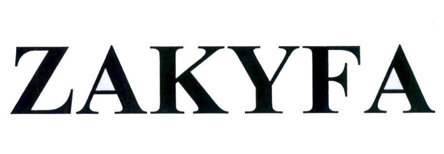 Trademark ZAKYFA  of Công ty trách nhiệm hữu hạn dược phẩm Anh Thy, application No 4-2022-04920