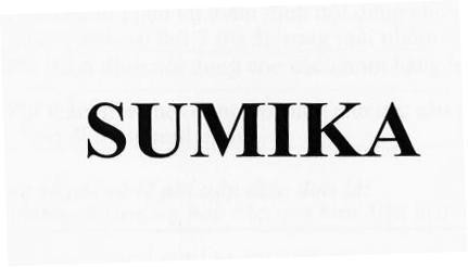 Nhãn hiệu SUMIKA  của Công ty TNHH thương mại và dịch vụ Phạm Gia Nguyễn, số đơn 4-2022-10746