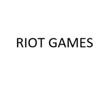 Trademark RIOT GAMES  of Riot Games, Inc., application No 4-2022-12087