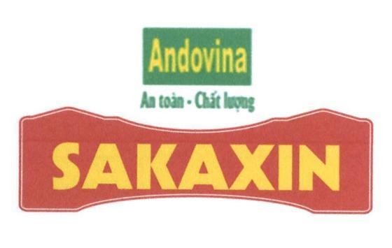 Nhãn hiệu SAKAXIN Andovina An toàn - Chất lượng  của Công ty TNHH một thành viên ANDOVINA, số đơn 4-2022-14555