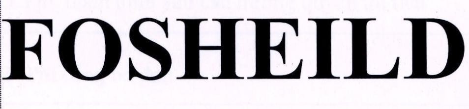 Nhãn hiệu FOSHEILD  của Công ty cổ phần bảo vệ thực vật Sài Gòn, số đơn 4-2022-15476