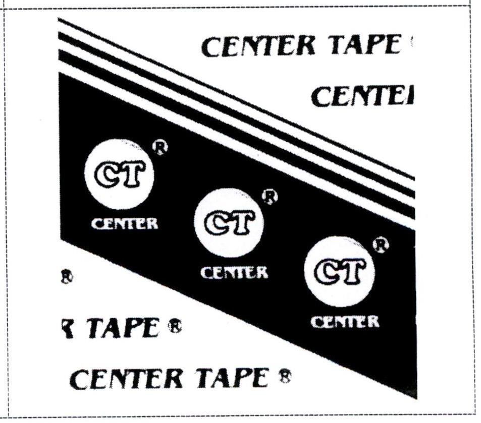 Nhãn hiệu CENTER TAPE CT  của Công ty TNHH băng keo Đăng Khoa, số đơn 4-2022-19167