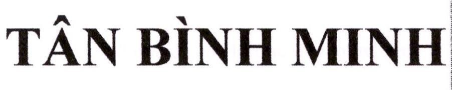 Trademark Tân Bình Minh  of Nguyễn Doãn Thiệu, application No 4-2022-25077