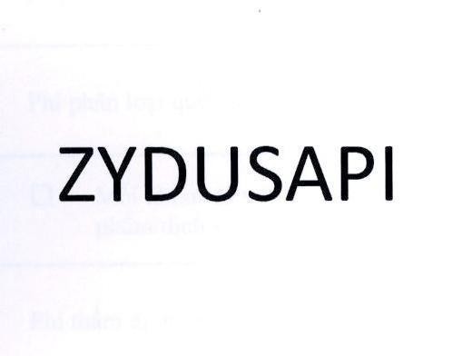 ZYDUSAPI 