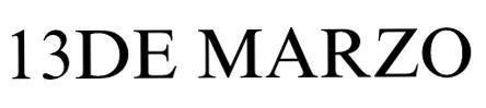 13DE MARZO 