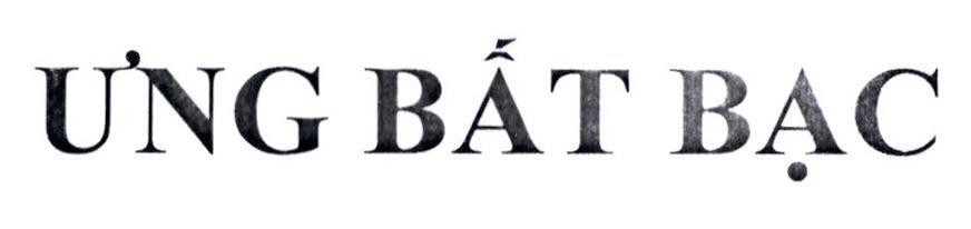 Nhãn hiệu Ưng Bất Bạc  của Công ty cổ phần Dược mỹ phẩm CVI, số đơn 4-2022-33460