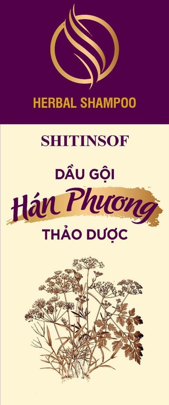 Nhãn hiệu HERBAL SHAMPOO SHITINSOF Dầu Gội Hán Phương Thảo Dược  của Công ty TNHH Hoàng Hương, số đơn 4-2022-36238
