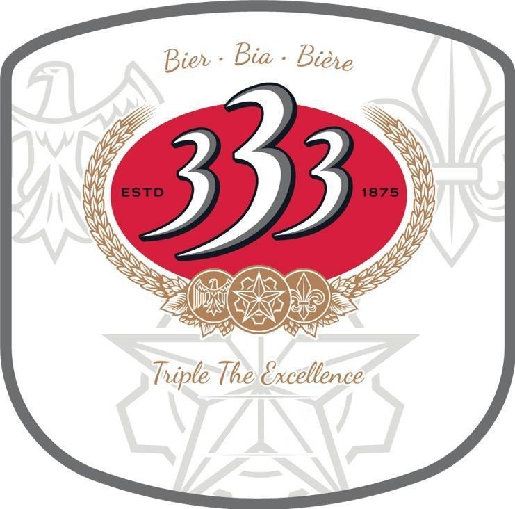 Nhãn hiệu 333 ESTD 1875 Bier Bia Biere Triple The Excellence  của Tổng Công ty Cổ phần Bia - Rượu - Nước giải khát Sài Gòn, số đơn 4-2022-39336