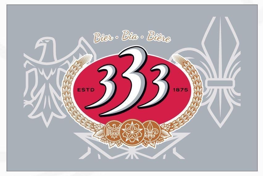 Nhãn hiệu 333 ESTD 1875 Bier Bia Bière  của Tổng Công ty Cổ phần Bia - Rượu - Nước giải khát Sài Gòn, số đơn 4-2022-39339