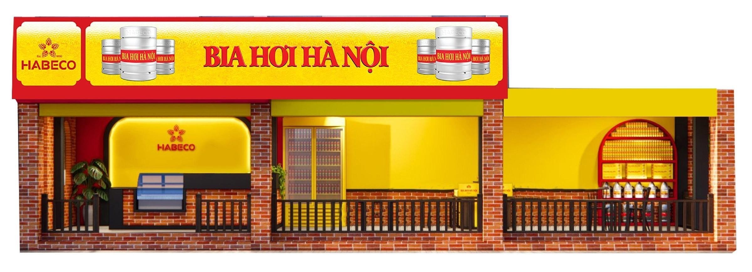 Nhãn hiệu HABECO BIA HƠI HÀ NỘI HABECO  của Tổng công ty cổ phần Bia-Rượu-Nước giải khát Hà Nội, số đơn 4-2022-42048