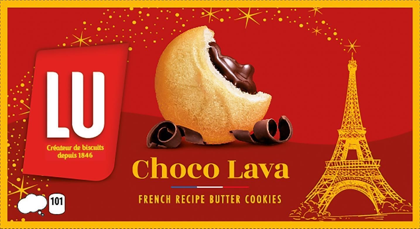 Trademark LU Créateur de biscuit depuis 1846 Choco Lava FRENCH RECIPE BUTTER COOKIES  of Generale Biscuit, application No 4-2022-45570