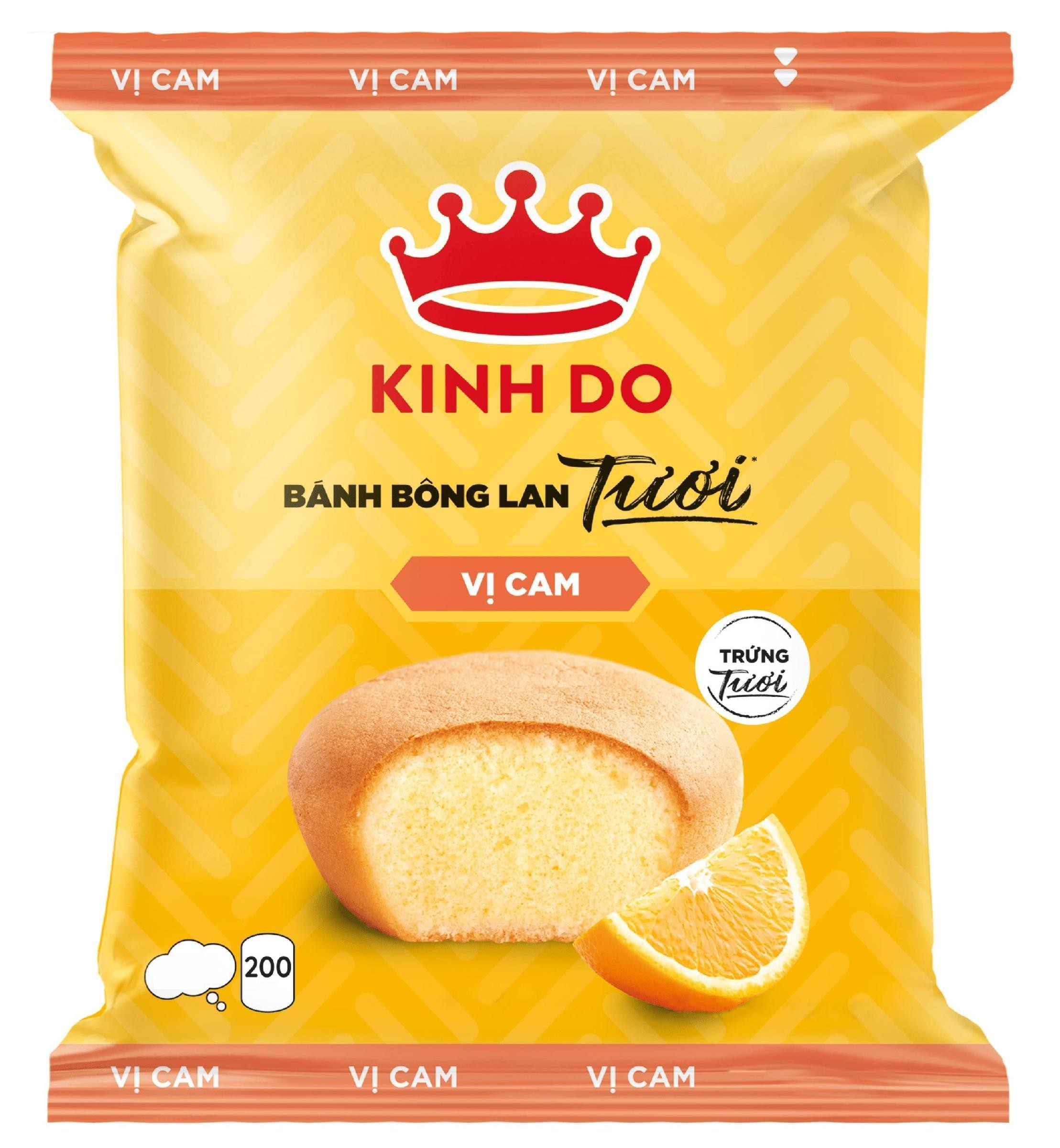 Nhãn hiệu VỊ CAM VỊ CAM VỊ CAM KINH DO BÁNH BÔNG LAN VỊ CAM TRỨNG Tươi 200 VỊ CAM VỊ CAM VỊ CAM  của Mondelez International AMEA Pte. Ltd., số đơn 4-2022-46735
