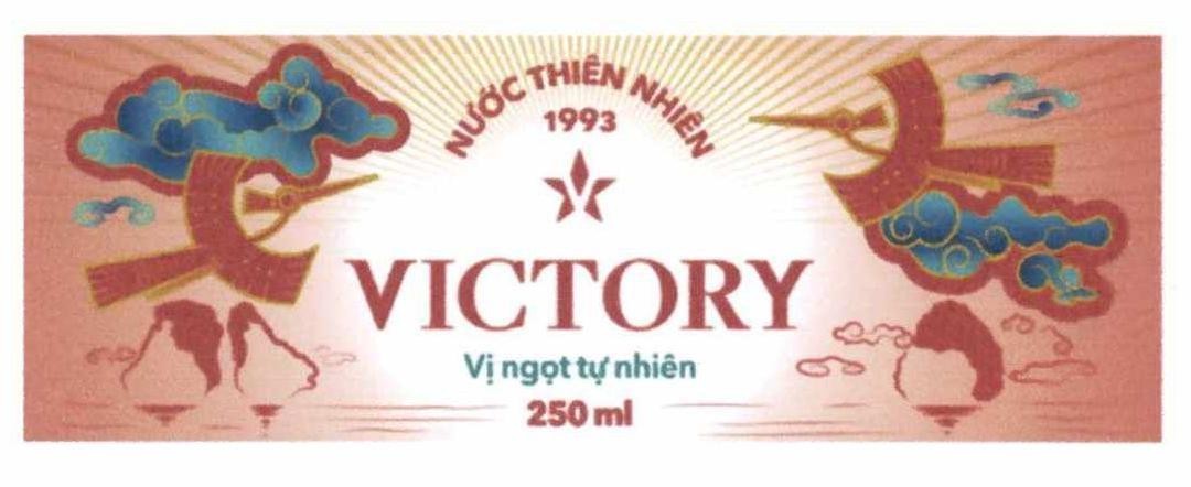 Nhãn hiệu V VICTORY Vị ngọt tự nhiên 250ml NƯỚC THIÊN NHIÊN 1993  của Công ty cổ phần THẮNG LỢI BÌNH DƯƠNG, số đơn 4-2022-46831