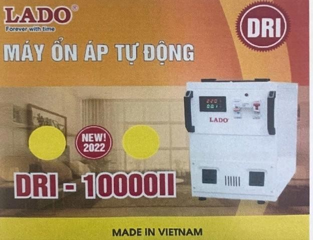 LADO FOREVER WITH TIME MÁY ỔN ÁP TỰ ĐỘNG DRI NEW! 2022 DRI-10000II LADO 220 001 MADE IN VIETNAM 