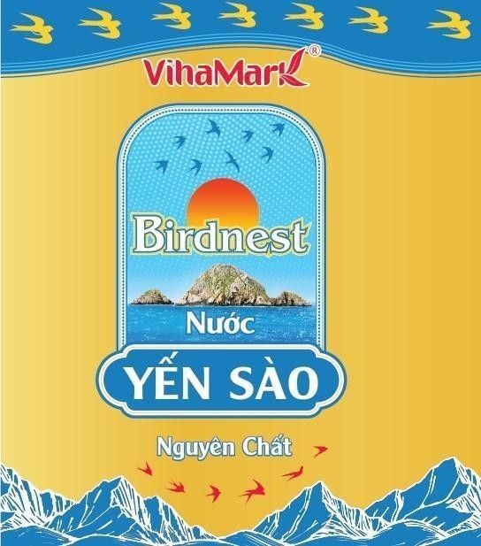 Nhãn hiệu VihaMark Birdnest Nước Yến Sào Nguyên Chất  của Công ty cổ phần tập đoàn VIHAMARK, số đơn 4-2022-50373