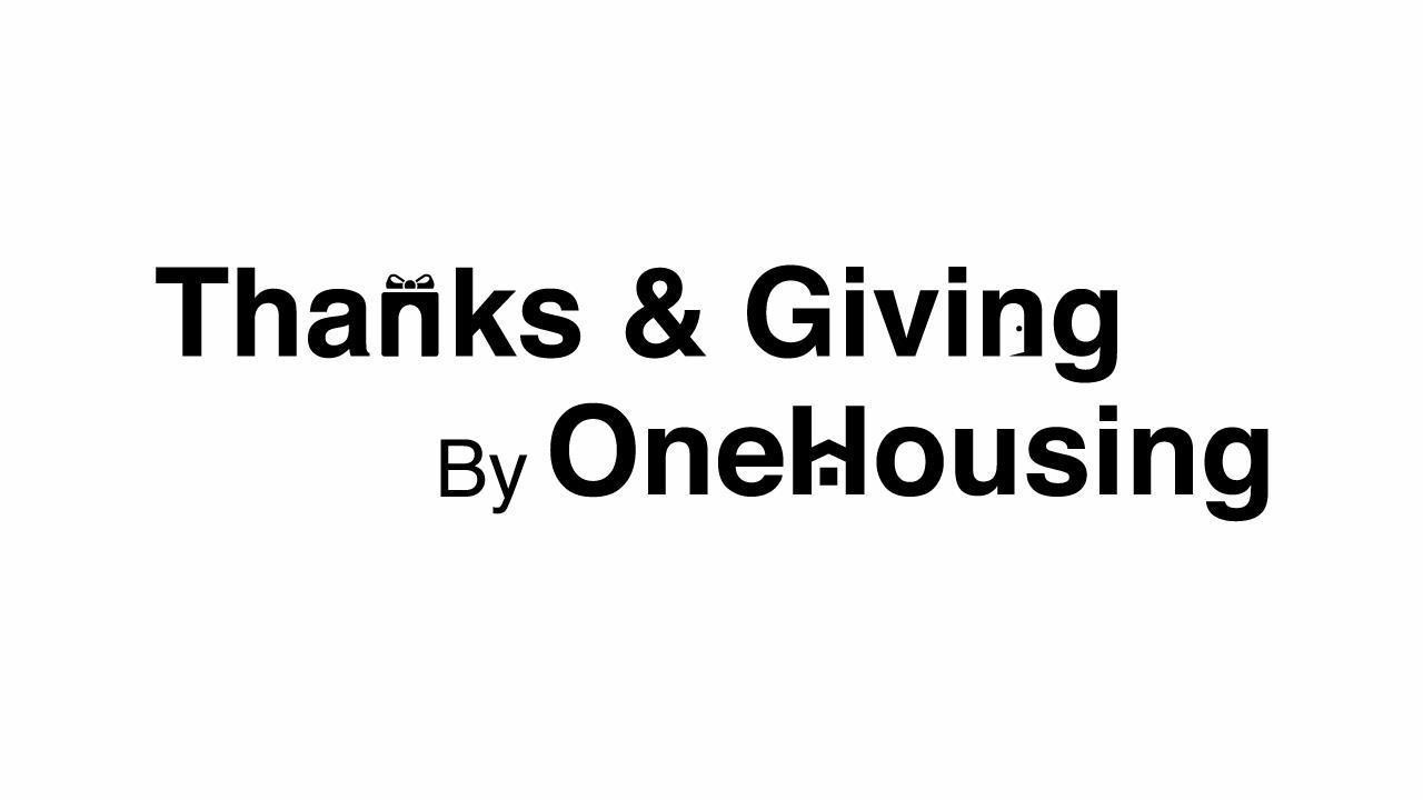 Nhãn hiệu Thanks & Giving By OneHousing  của Công ty cổ phần One Mount Group, số đơn 4-2022-52948