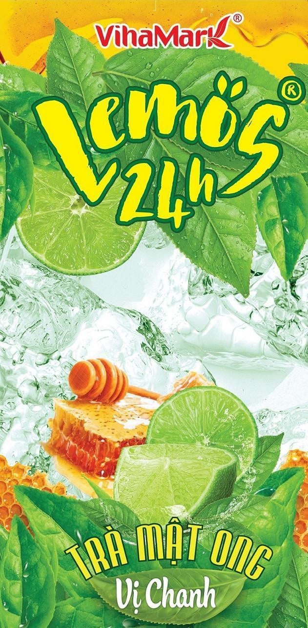 Nhãn hiệu VihaMarK LemoS 24h TRÀ MẬT ONG Vị Chanh  của Công ty cổ phần Tập đoàn VIHAMARK, số đơn 4-2022-54813