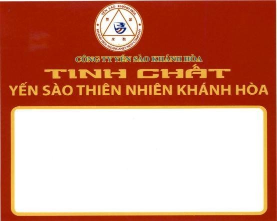 Nhãn hiệu TINH CHẤT YẾN SÀO THIÊN NHIÊN KHÁNH HÒA CÔNG TY YẾN SÀO KHÁNH HÒA YẾN SÀO KHÁNH HÒA KHANH HOA SALANGANES NEST COMPANY [yan wo qing he: Yến Sào Khánh Hòa]  của Công ty TNHH nhà nước một thành viên Yến Sào Khánh Hòa, số đơn 4-2023-00657