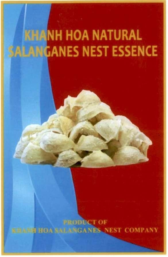Nhãn hiệu KHANH HOA NATURAL SALANGANES NEST ESSENCE PRODUCT OF KHANH HOA SALANGANES NEST COMPANY  của Công ty TNHH nhà nước một thành viên Yến Sào Khánh Hòa, số đơn 4-2023-00659