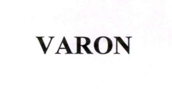 Trademark VARON  of Suntory Holdings Limited, application No 4-2023-02228