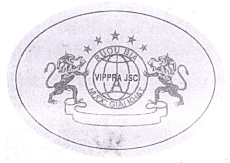VIPPRA JSC RƯỢU BIA NƯỚC GIẢI KHÁT 