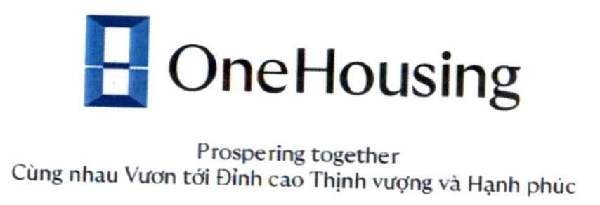 Nhãn hiệu OneHousing Prospering together Cùng nhau Vươn tới Đỉnh cao Thịnh vượng và Hạnh phúc  của Công ty cổ phần One Mount Group, số đơn 4-2023-04245