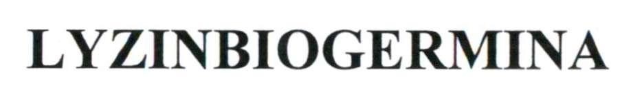Nhãn hiệu LYZINBIOGERMINA  của Công ty TNHH công nghệ DAHAGO, số đơn 4-2023-04367