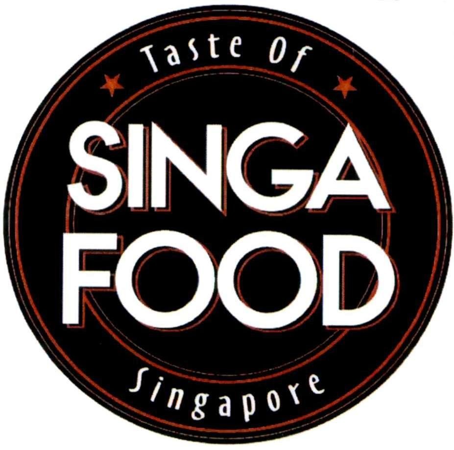 Nhãn hiệu SINGA FOOD Taste Of Singpore  của CÔNG TY TNHH DỊCH VỤ VÀ THƯƠNG MẠI MESA, số đơn 4-2023-05259