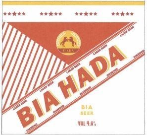 Nhãn hiệu HADA LAGER BEER BIA HADA DIAMOND BIA BEER VOL 4.6%  của Công ty TNHH Phú Thái Sơn, số đơn 4-2023-06719