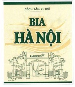 Nhãn hiệu NÂNG TẦM VỊ THẾ BIA HÀ NỘI HABECO  của Tổng công ty cổ phần Bia - Rượu - Nước giải khát Hà Nội, số đơn 4-2023-07084