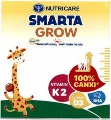NUTRICARE SMARTA GROW Canxi K2 TĂNG CHIỀU CAO DHA PHÁT TRIỂN TRÍ NÃO VITAMIN K2 VITAMIN D3 100% CANXI DHA 