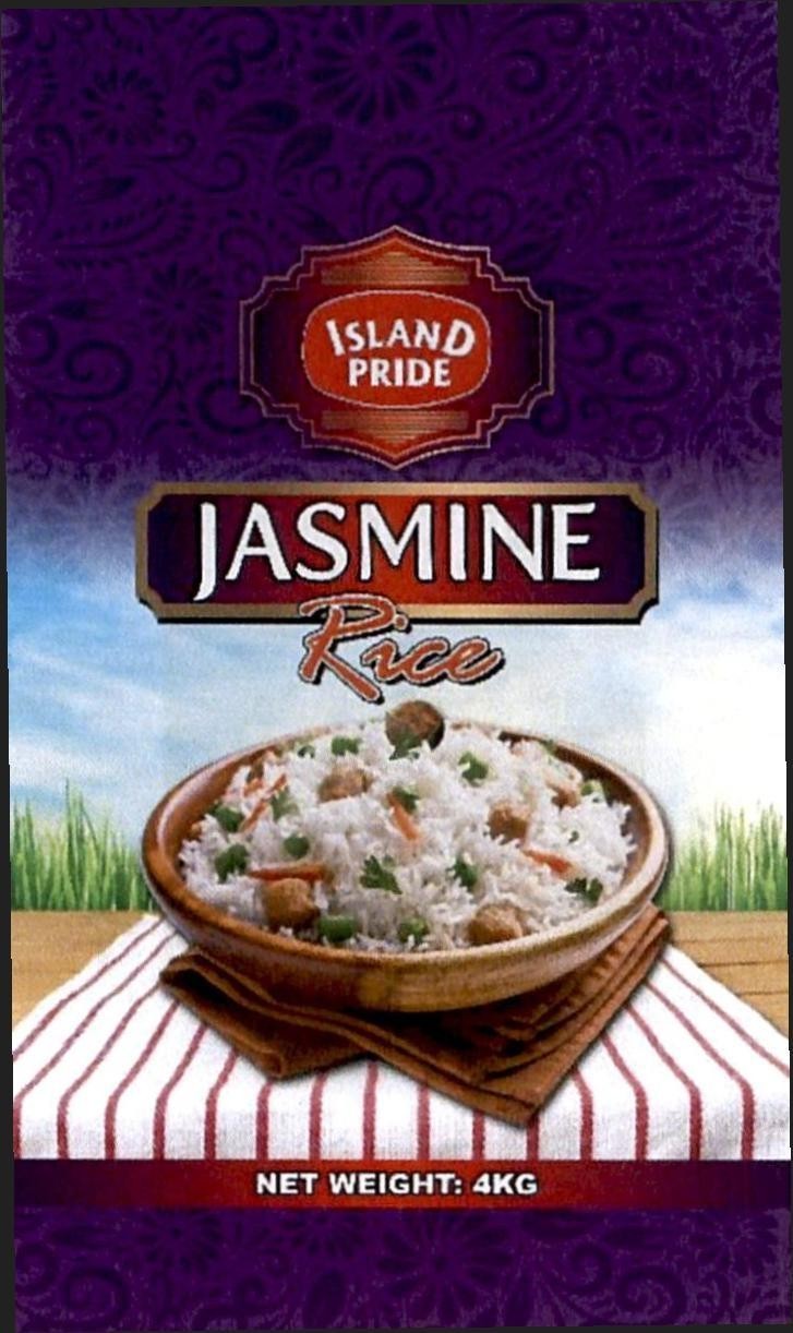 JASMINE Rice ISLAND PRIDE NET WEIGHT: 4KG 