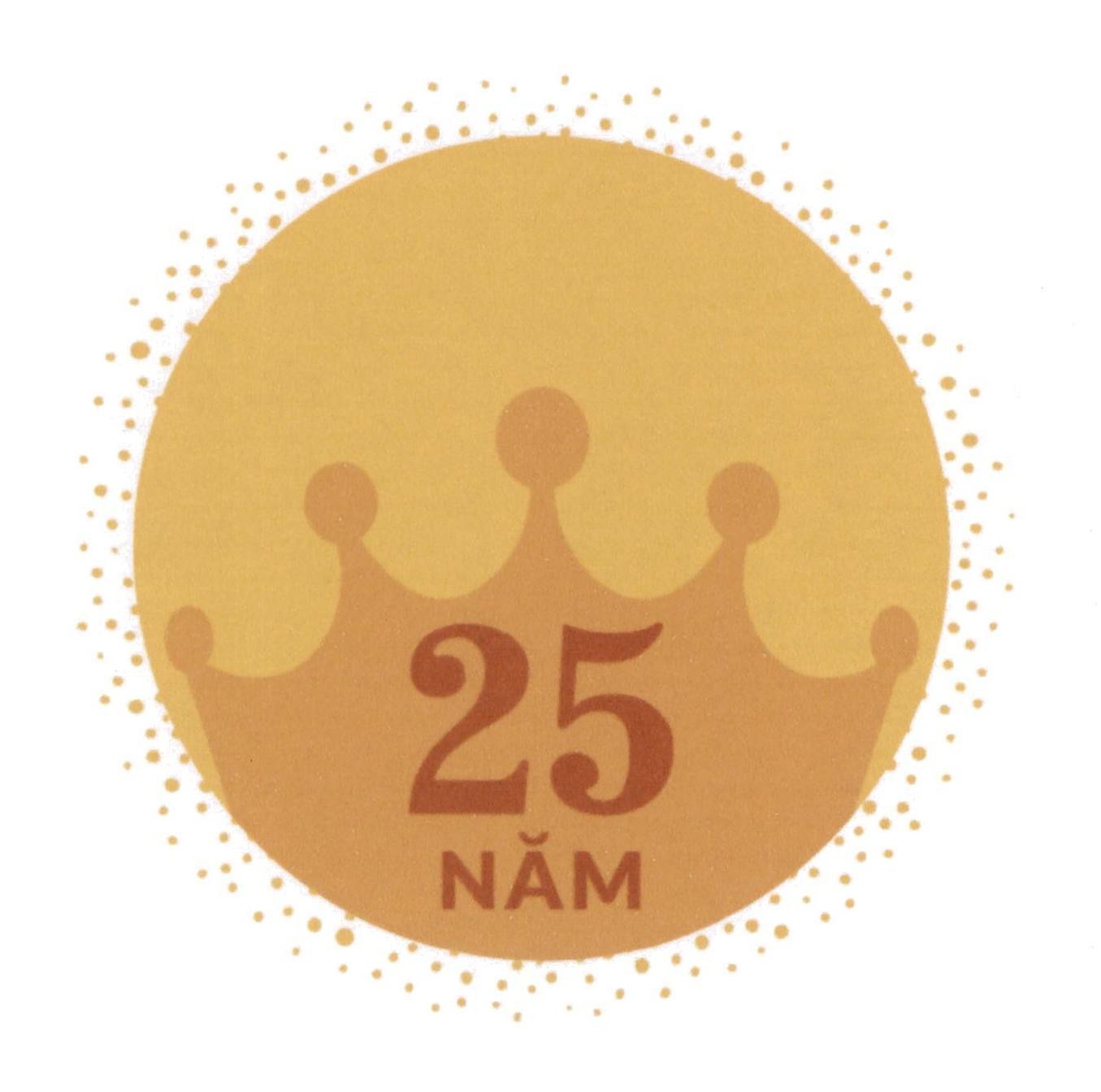 Nhãn hiệu 25 NĂM  của Mondelez International AMEA Pte. Ltd., số đơn 4-2023-16341