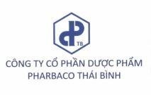 S TB CÔNG TY CỔ PHẦN DƯỢC PHẨM PHARBACO THÁI BÌNH 
