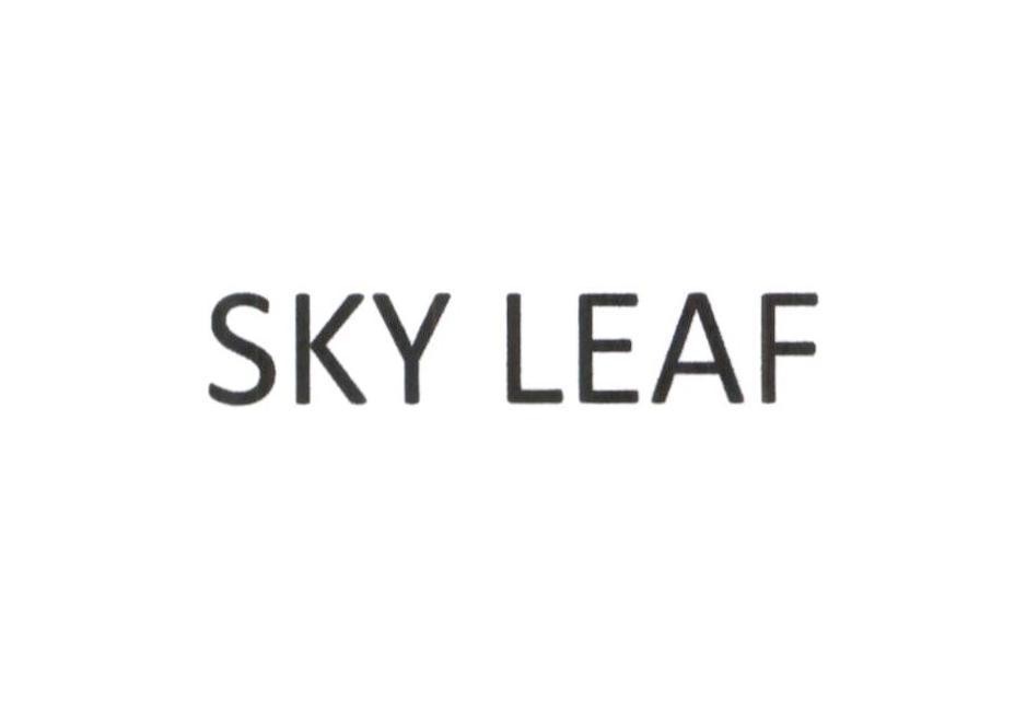Nhãn hiệu SKY LEAF  của Công ty TNHH xuất nhập khẩu Huy Khang, số đơn 4-2023-18856