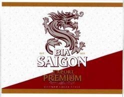 BIA SAIGON EXPORT PREMIUM EST 1875 VIETNAM LAGER STYLE 