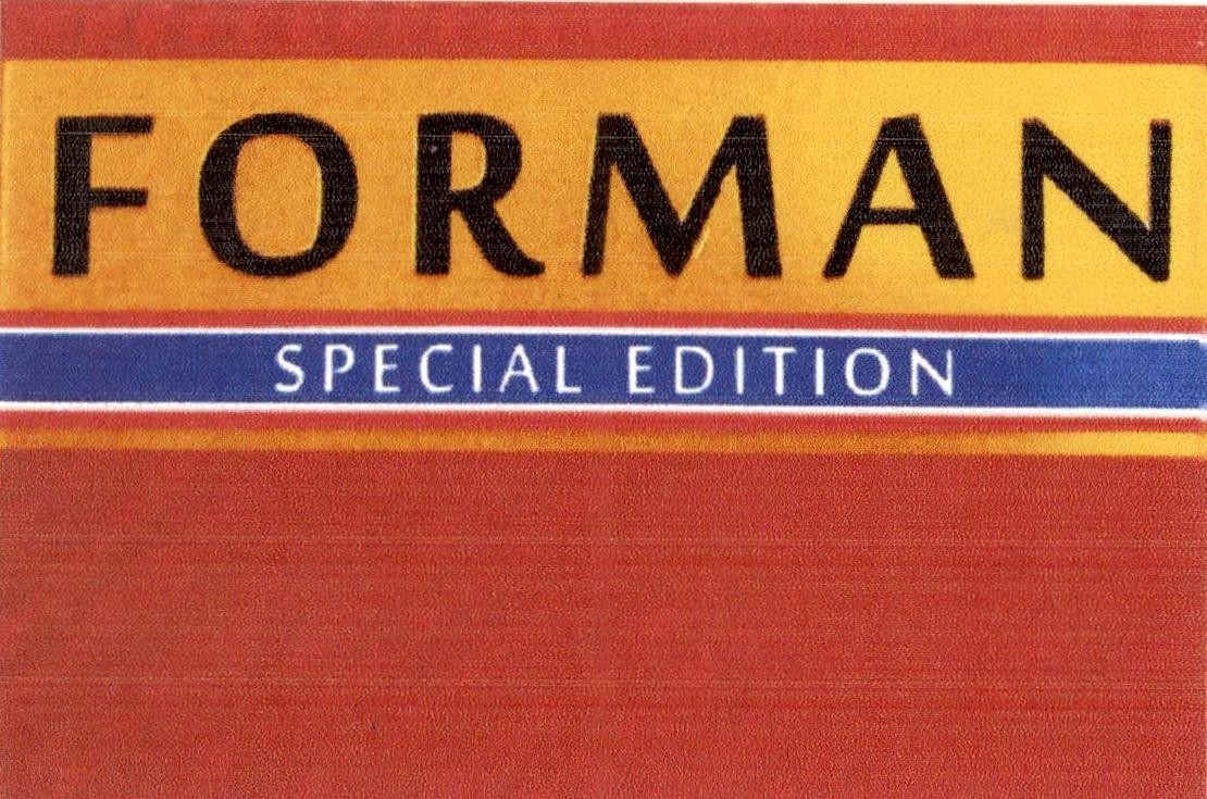 Nhãn hiệu FORMAN SPECIAL EDITION  của Công ty TNHH một thành viên thuốc lá Thanh Hóa, số đơn 4-2023-23895