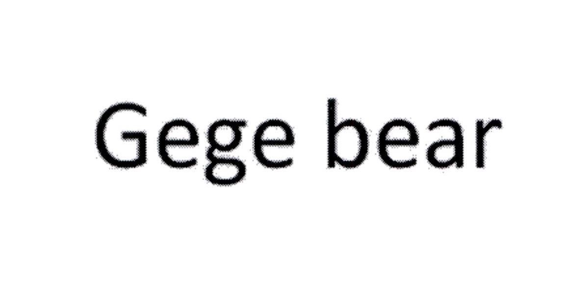 Gege bear 