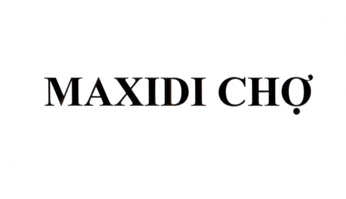 Nhãn hiệu MAXIDI CHỢ  của HARD DISCOUNT SG PTE. LTD., số đơn 4-2023-25415