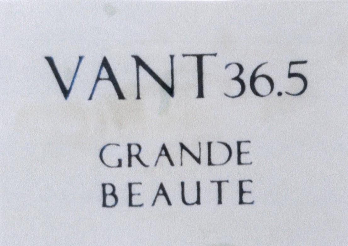 Nhãn hiệu VANT 36.5 GRANDE BEAUTE  của Công ty TNHH AT PHARMA Việt Nam, số đơn 4-2023-27518