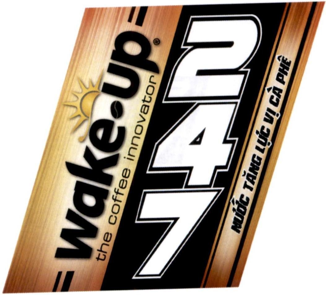 Trademark wake-up 247 the coffee innovator NƯỚC TĂNG LỰC VỊ CÀ PHÊ  of Công ty cổ phần Vinacafé Biên Hòa, application No 4-2023-32347