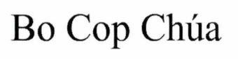 Nhãn hiệu Bo Cop Chúa  của Công ty cổ phần Skylife Group, số đơn 4-2023-33473