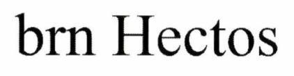Nhãn hiệu brn Hectos  của Công ty cổ phần Skylife Group, số đơn 4-2023-36474