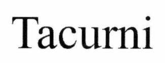 Nhãn hiệu Tacurni  của Công ty cổ phần Skylife Group, số đơn 4-2023-36476