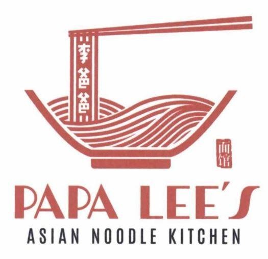 Lý Khang Vỹ的PAPA LEE'S ASIAN NOODLE KITCHEN [Li baba: ba họ Lý; mian guan: quán mì] 品牌, 申请号 4-2023-38803