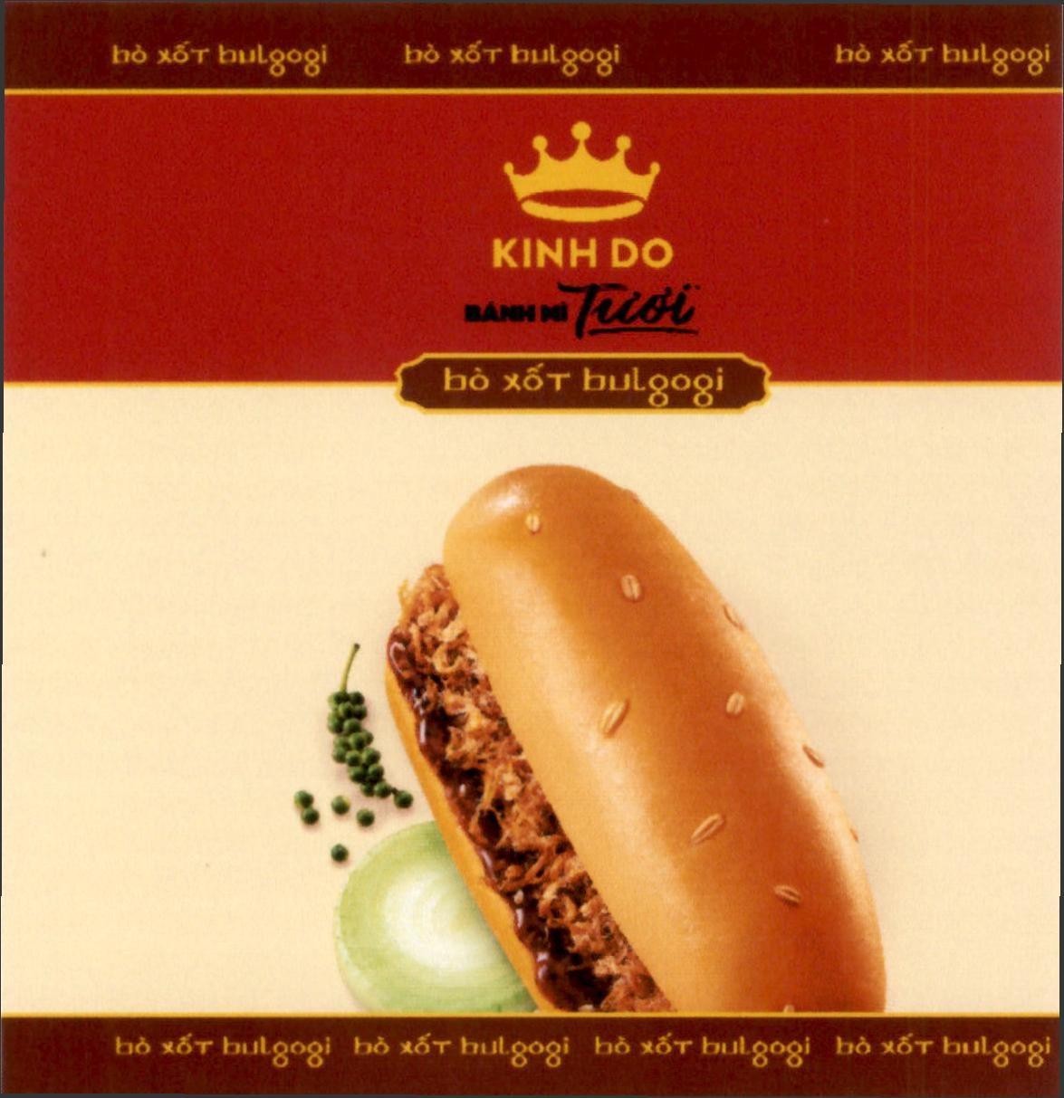 Nhãn hiệu KINH DO BÁNH MÌ Tươi bò xốt bulgogi  của Mondelez International AMEA Pte. Ltd., số đơn 4-2023-42789