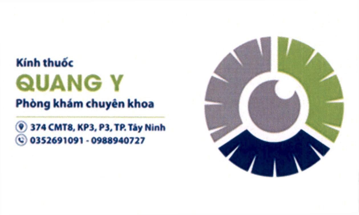 Nhãn hiệu Kính thuốc QUANG Y Phòng khám chuyên khoa 374 CMT8, KP3, P3, TP. Tây Ninh 0352691091 - 0988940727  của Hộ kinh doanh cơ sở dịch vụ y tế kính thuốc - phòng khám bệnh Quang Y, số đơn 4-2023-43940