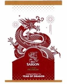 Nhãn hiệu BIA SAIGON EXPORT PREMIUM Limited Edition For YEAR OF DRAGON  của Tổng công ty cổ phần Bia - Rượu - Nước giải khát Sài Gòn, số đơn 4-2023-46712
