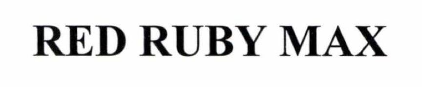 Nhãn hiệu RED RUBY MAX  của Công ty TNHH Masan Brewery, số đơn 4-2023-47325